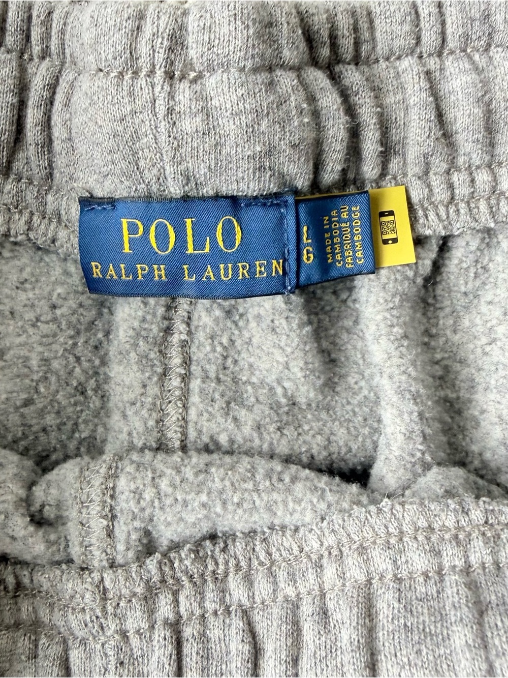 Polo Ralph Lauren Gray Sweatpants with Blue & Red stripes - Picture 6 of 7